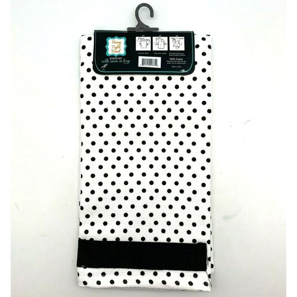 Twisted Wares "Deja Poo" White & Black Hang Tight Towel Dishcloth - NEW - Picture 2 of 2